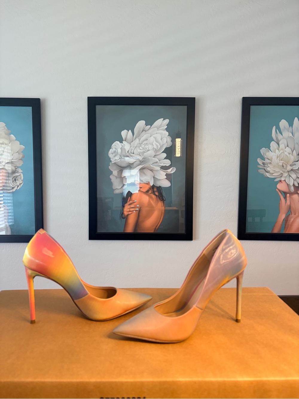 Steve Madden Rainbow Gradient Heels